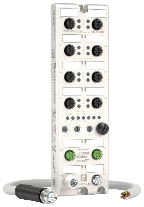 Módulos Ethernet de E/S con funcionalidad multiprotocolo y tomas de alimentación M12: ahora también integran maestro IO-Link de ocho vías